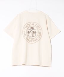 【Kahiko】SURF＆Palms ハエナメンズTシャツ