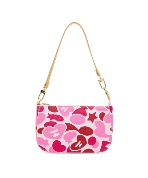 A BATHING APE(アベイシングエイプ)の「CAMO MINI BAG HANDBAG #1(ハンドバッグ・レディース・ピンク/ブルー/マルチ・FREE)」の1枚目の写真