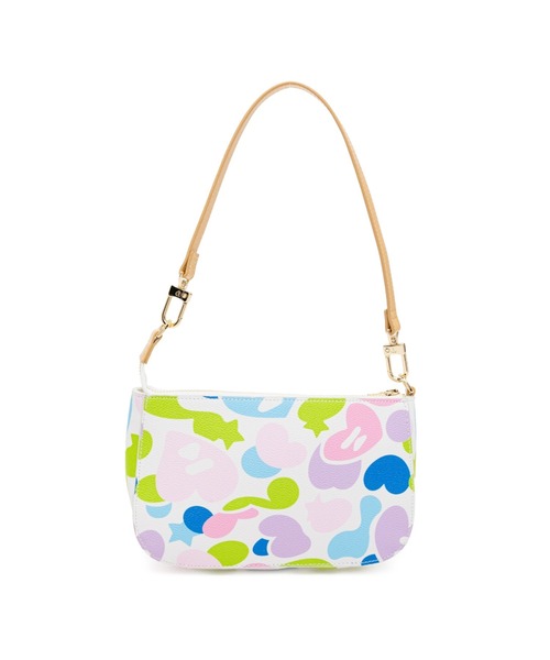 A BATHING APE(アベイシングエイプ)の「CAMO MINI BAG HANDBAG #1(ハンドバッグ・レディース・ピンク/ブルー/マルチ・FREE)」の6枚目の写真