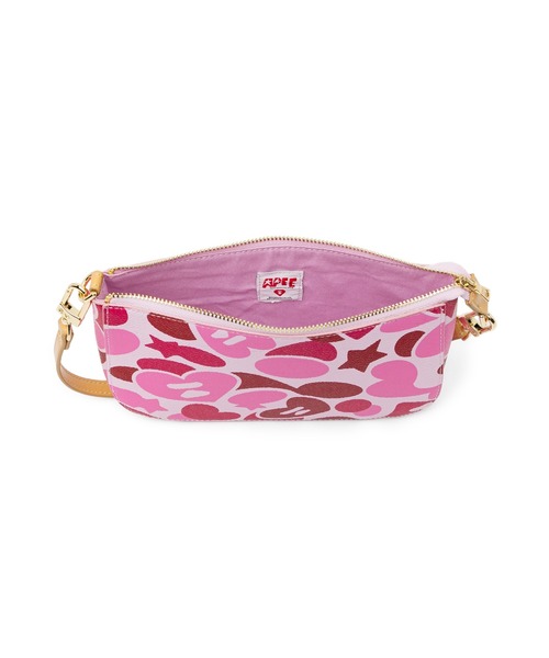 A BATHING APE(アベイシングエイプ)の「CAMO MINI BAG HANDBAG #1(ハンドバッグ・レディース・ピンク/ブルー/マルチ・FREE)」の14枚目の写真
