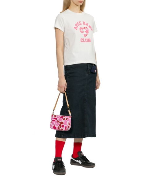 A BATHING APE(アベイシングエイプ)の「CAMO MINI BAG HANDBAG #1(ハンドバッグ・レディース・ピンク/ブルー/マルチ・FREE)」の17枚目の写真