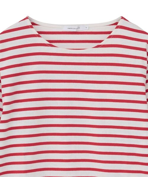 AMERICAN HOLIC（アメリカンホリック）の「バスクボーダーロンT（Tシャツ/カットソー・レディース・イエロー/ネイビー/ピンク・L/M）」の8枚目の写真