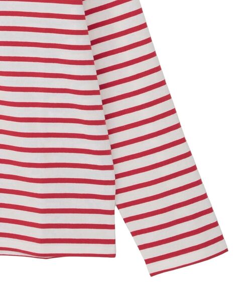 AMERICAN HOLIC（アメリカンホリック）の「バスクボーダーロンT（Tシャツ/カットソー・レディース・イエロー/ネイビー/ピンク・L/M）」の9枚目の写真