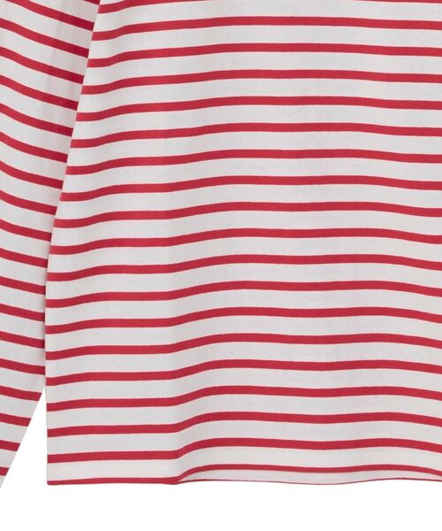 AMERICAN HOLIC（アメリカンホリック）の「バスクボーダーロンT（Tシャツ/カットソー・レディース・イエロー/ネイビー/ピンク・L/M）」の10枚目の写真