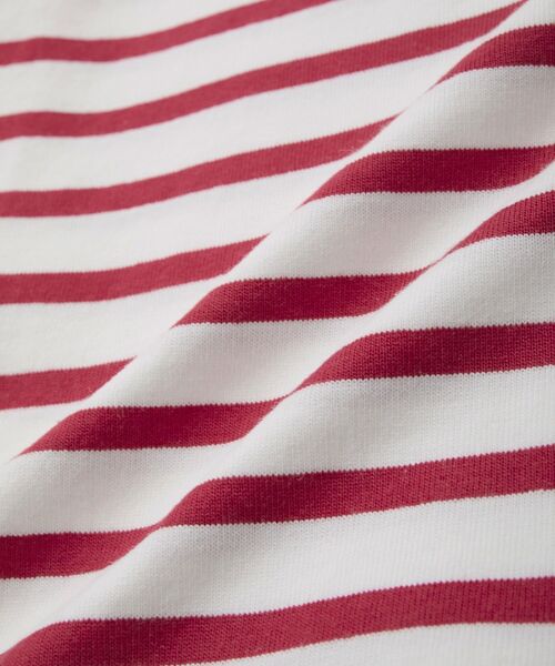 AMERICAN HOLIC（アメリカンホリック）の「バスクボーダーロンT（Tシャツ/カットソー・レディース・イエロー/ネイビー/ピンク・L/M）」の11枚目の写真