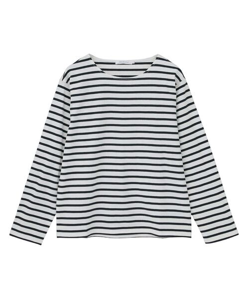 AMERICAN HOLIC（アメリカンホリック）の「バスクボーダーロンT（Tシャツ/カットソー・レディース・イエロー/ネイビー/ピンク・L/M）」の15枚目の写真