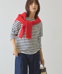 AMERICAN HOLIC | バスクボーダーロンT(Tシャツ/カットソー)