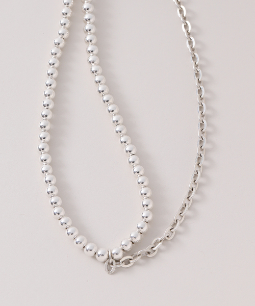 SASKIA DIEZ（サスキアディッツ）の「SASKIA DIEZ LIQUID NECKLACE Choker：ネックレス（ネックレス・レディース・シルバー・FREE）」の3枚目の写真