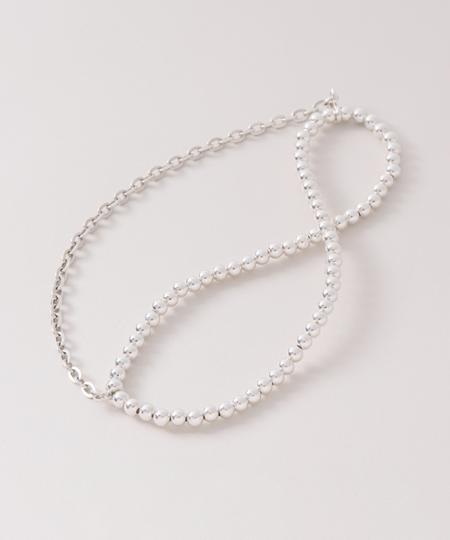 SASKIA DIEZ（サスキアディッツ）の「SASKIA DIEZ LIQUID NECKLACE Choker：ネックレス（ネックレス・レディース・シルバー・FREE）」の7枚目の写真