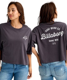 BILLABONG ウィメンズ ARCH ROUGH LOGO CROP Tシャツ 【2026年春夏モデル】