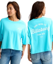 BILLABONG ウィメンズ ARCH ROUGH LOGO CROP Tシャツ 【2026年春夏モデル】
