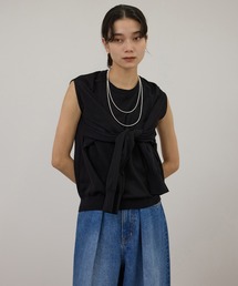 【WEB・一部店舗限定】2WAYスリットニットプルオーバー