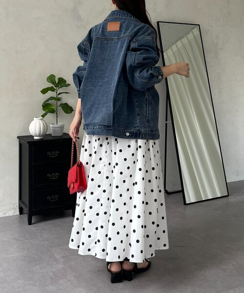 prose verse（プロズヴェール）の「バックタグオーバーサイズデニムジャケット（デニムジャケット・レディース・ブルー・LARGE/MEDIUM）」の15枚目の写真