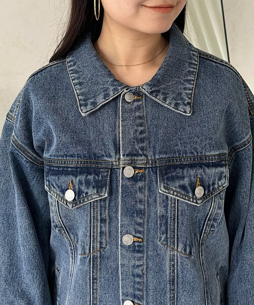 prose verse（プロズヴェール）の「バックタグオーバーサイズデニムジャケット（デニムジャケット・レディース・ブルー・LARGE/MEDIUM）」の11枚目の写真