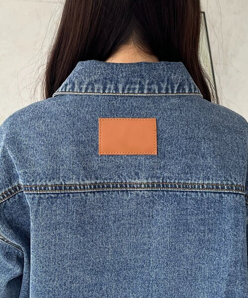 prose verse（プロズヴェール）の「バックタグオーバーサイズデニムジャケット（デニムジャケット・レディース・ブルー・LARGE/MEDIUM）」の7枚目の写真