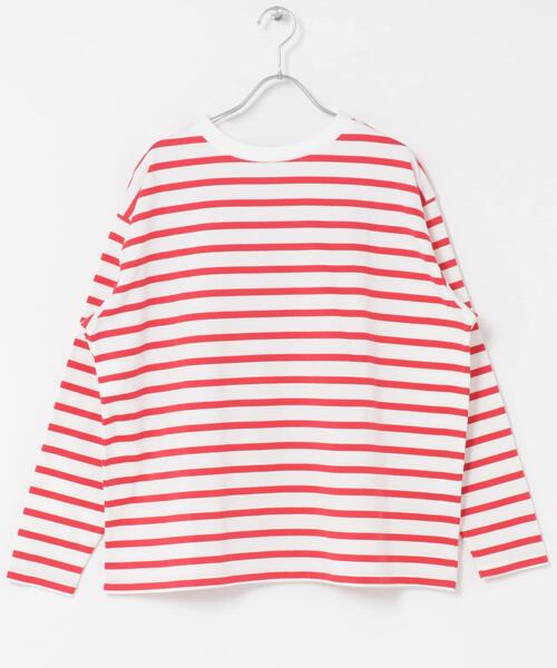 URBAN RESEARCH DOORS（アーバンリサーチドアーズ）の「ボーダーワイドプルオーバー（Tシャツ/カットソー・レディース・ブルー/レッド/ブラック・FREE）」の19枚目の写真