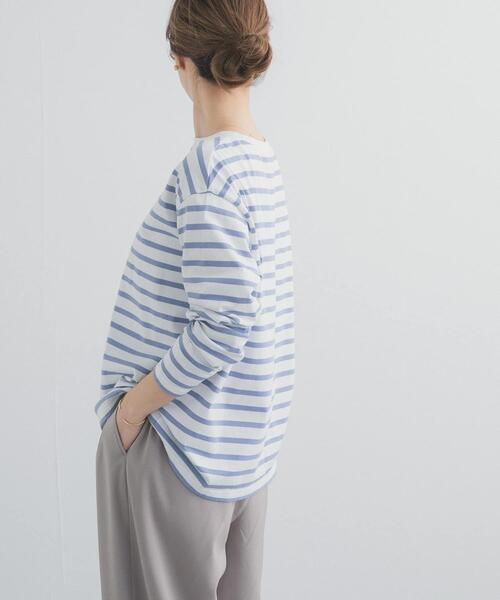 URBAN RESEARCH DOORS(アーバンリサーチドアーズ)の「ボーダーワイドプルオーバー(Tシャツ/カットソー・レディース・ブルー/レッド/ブラック・FREE)」の16枚目の写真
