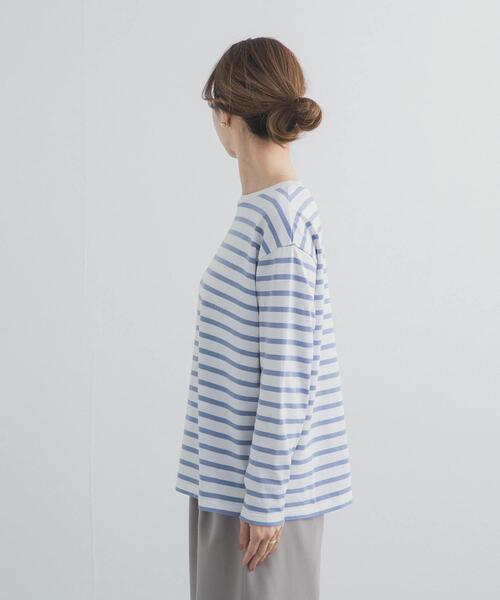 URBAN RESEARCH DOORS(アーバンリサーチドアーズ)の「ボーダーワイドプルオーバー(Tシャツ/カットソー・レディース・ブルー/レッド/ブラック・FREE)」の21枚目の写真