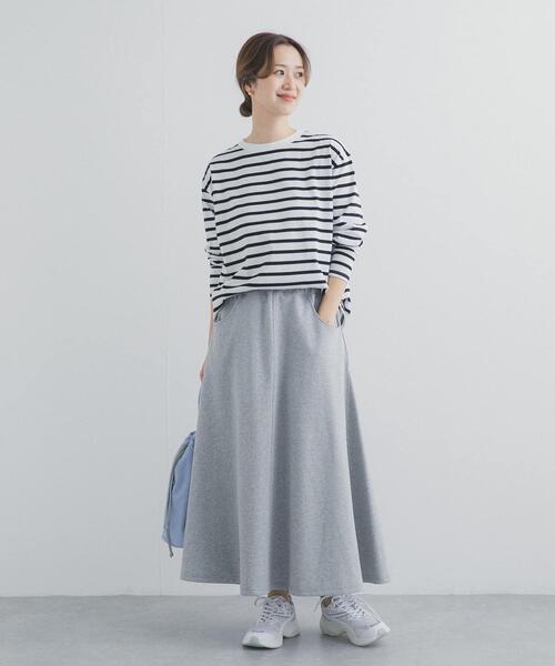 URBAN RESEARCH DOORS（アーバンリサーチドアーズ）の「ボーダーワイドプルオーバー（Tシャツ/カットソー・レディース・ブルー/レッド/ブラック・FREE）」の6枚目の写真