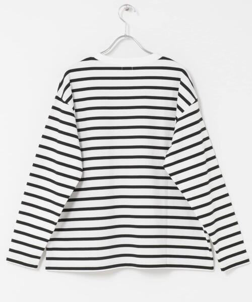 URBAN RESEARCH DOORS（アーバンリサーチドアーズ）の「ボーダーワイドプルオーバー（Tシャツ/カットソー・レディース・ブルー/レッド/ブラック・FREE）」の8枚目の写真