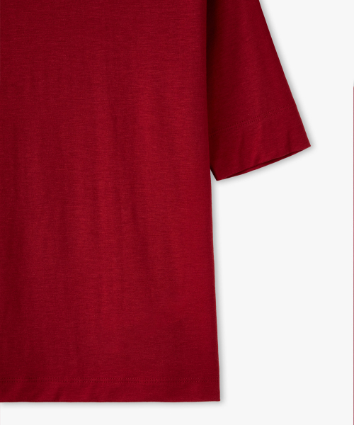 38COMEONCOMMON（38カモンコモン）の「Slim Half T-Shirt (Red)（Tシャツ/カットソー・レディース・その他・FREE）」の4枚目の写真
