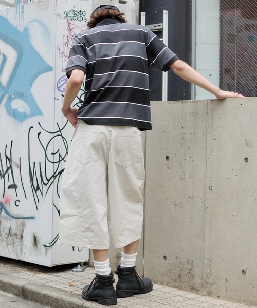 WEGO(ウィゴー)の「WEGO/【26年春夏新作】チェーン付きバルーンショーツ(デニムパンツ・メンズ・ピンク/インディゴブルー/その他1/その他2/アイボリー/ブラック系2・MEDIUM/LARGE)」の22枚目の写真