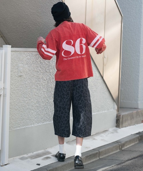 WEGO(ウィゴー)の「WEGO/【26年春夏新作】チェーン付きバルーンショーツ(デニムパンツ・メンズ・ピンク/インディゴブルー/その他1/その他2/アイボリー/ブラック系2・MEDIUM/LARGE)」の10枚目の写真