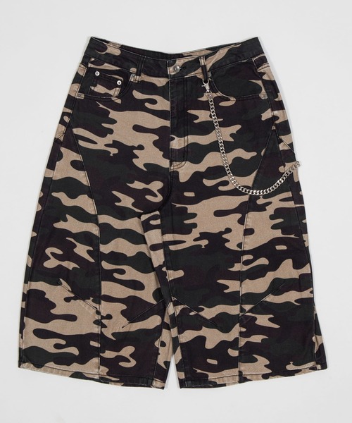 WEGO(ウィゴー)の「WEGO/【26年春夏新作】チェーン付きバルーンショーツ(デニムパンツ・メンズ・ピンク/インディゴブルー/その他1/その他2/アイボリー/ブラック系2・MEDIUM/LARGE)」の17枚目の写真