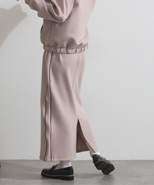 Fizz（フィズ）の「ダンボールIライントラックスカート（スカート・レディース・ブラック/アイボリー/ベージュ・M）」の21枚目の写真