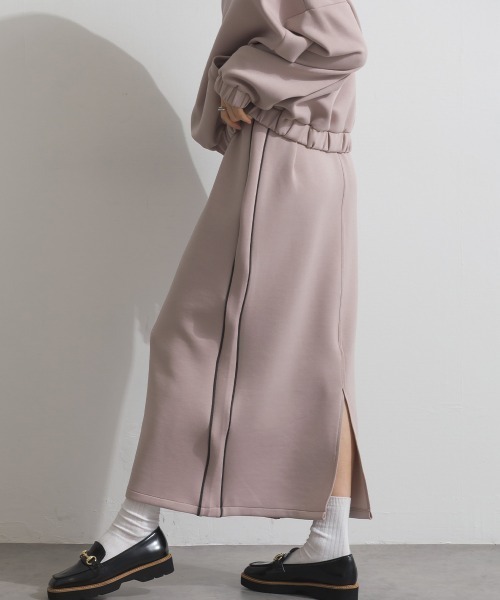 Fizz（フィズ）の「ダンボールIライントラックスカート（スカート・レディース・ブラック/アイボリー/ベージュ・M）」の22枚目の写真