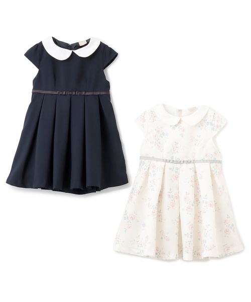 petit main(プティマイン)の「衿つきタックワンピース(ワンピース・キッズ・ネイビー/カラフル・80cm/90cm/110cm/100cm/120cm)」の18枚目の写真