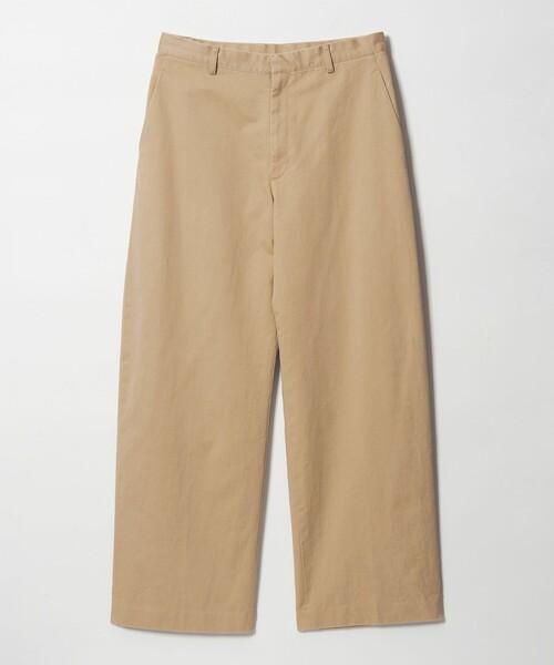 6（ロク）の「＜6(ROKU)＞コットン チノ パンツ（チノパンツ・レディース・ベージュ・36/38/34）」の4枚目の写真
