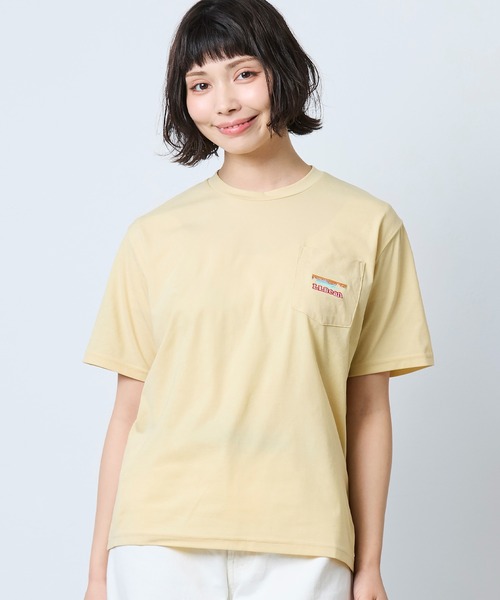 L.L.Bean(エルエルビーン)の「【JAPAN EDITION】カーメル・ショートスリーブ・ポケット・ティ(Tシャツ/カットソー・レディース・アイボリー/チョコ/ブラック系/イエロー系・MEDIUM)」の8枚目の写真