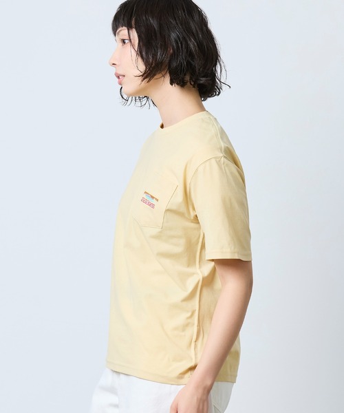 L.L.Bean(エルエルビーン)の「【JAPAN EDITION】カーメル・ショートスリーブ・ポケット・ティ(Tシャツ/カットソー・レディース・アイボリー/チョコ/ブラック系/イエロー系・MEDIUM)」の6枚目の写真