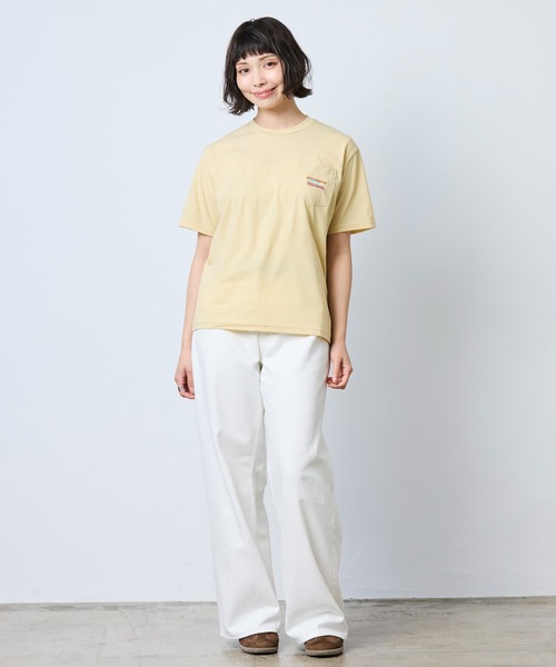 L.L.Bean(エルエルビーン)の「【JAPAN EDITION】カーメル・ショートスリーブ・ポケット・ティ(Tシャツ/カットソー・レディース・アイボリー/チョコ/ブラック系/イエロー系・MEDIUM)」の12枚目の写真