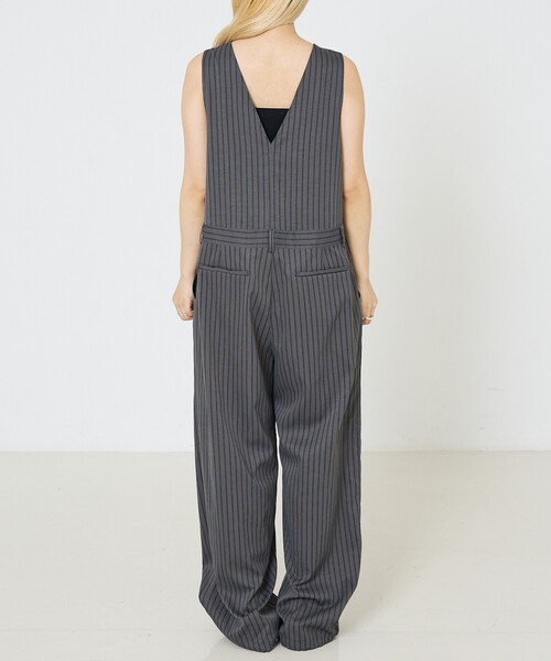 NOMINE（ノミネ）の「フロントボタンオールインワン（サロペット/オーバーオール・レディース・チャコールグレー・フリー）」の13枚目の写真