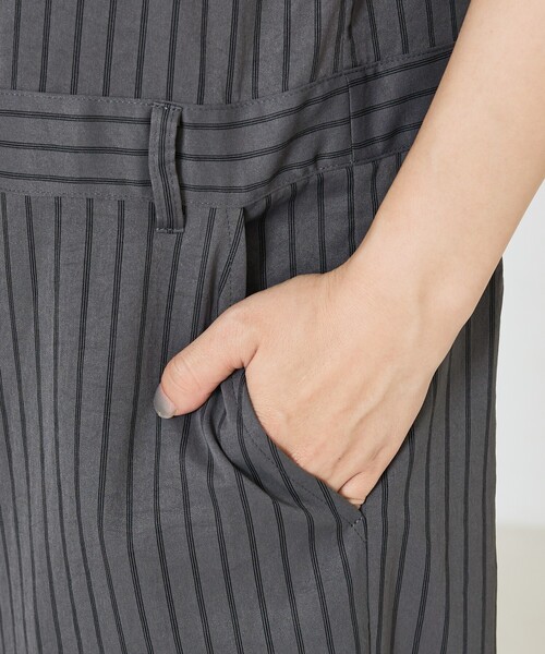 NOMINE（ノミネ）の「フロントボタンオールインワン（サロペット/オーバーオール・レディース・チャコールグレー・フリー）」の16枚目の写真