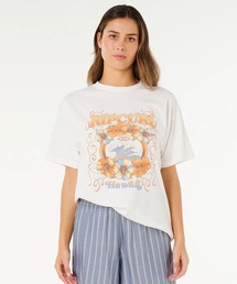 RIP CURL/リップカール 半袖Tシャツ レディース PACIFIC COAST HERITAGE 0N4WTE