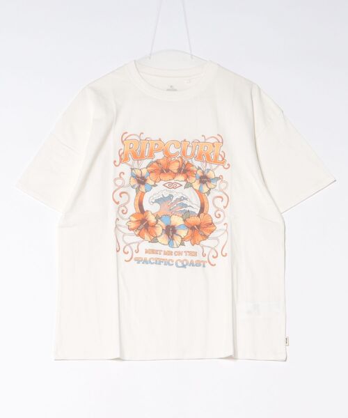 rip curl(リップカール)の「RIP CURL/リップカール 半袖Tシャツ レディース PACIFIC COAST HERITAGE 0N4WTE(Tシャツ/カットソー・レディース・オフホワイト/スミクロ・XS/S)」の9枚目の写真