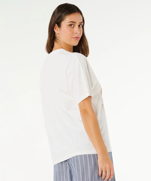rip curl(リップカール)の「RIP CURL/リップカール 半袖Tシャツ レディース PACIFIC COAST HERITAGE 0N4WTE(Tシャツ/カットソー・レディース・オフホワイト/スミクロ・XS/S)」の5枚目の写真