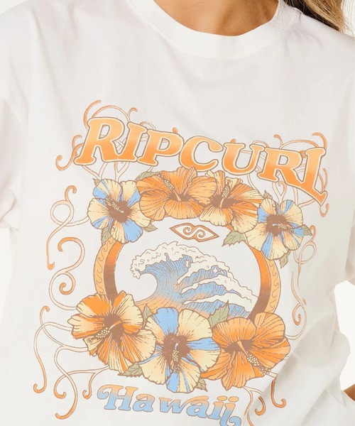 rip curl(リップカール)の「RIP CURL/リップカール 半袖Tシャツ レディース PACIFIC COAST HERITAGE 0N4WTE(Tシャツ/カットソー・レディース・オフホワイト/スミクロ・XS/S)」の7枚目の写真