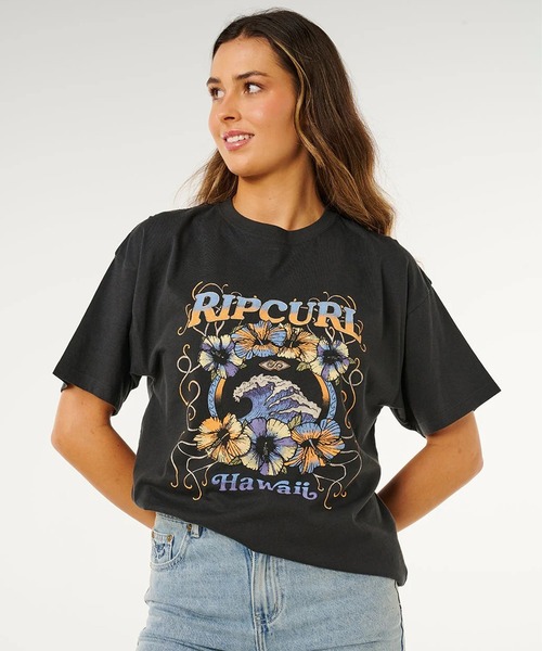 rip curl(リップカール)の「RIP CURL/リップカール 半袖Tシャツ レディース PACIFIC COAST HERITAGE 0N4WTE(Tシャツ/カットソー・レディース・オフホワイト/スミクロ・XS/S)」の10枚目の写真