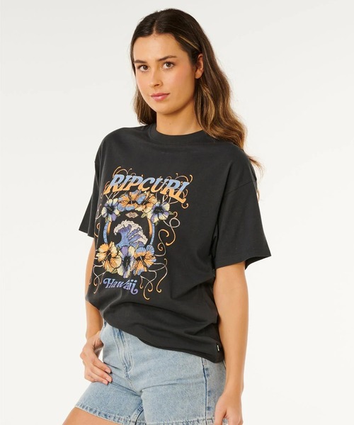 rip curl(リップカール)の「RIP CURL/リップカール 半袖Tシャツ レディース PACIFIC COAST HERITAGE 0N4WTE(Tシャツ/カットソー・レディース・オフホワイト/スミクロ・XS/S)」の12枚目の写真