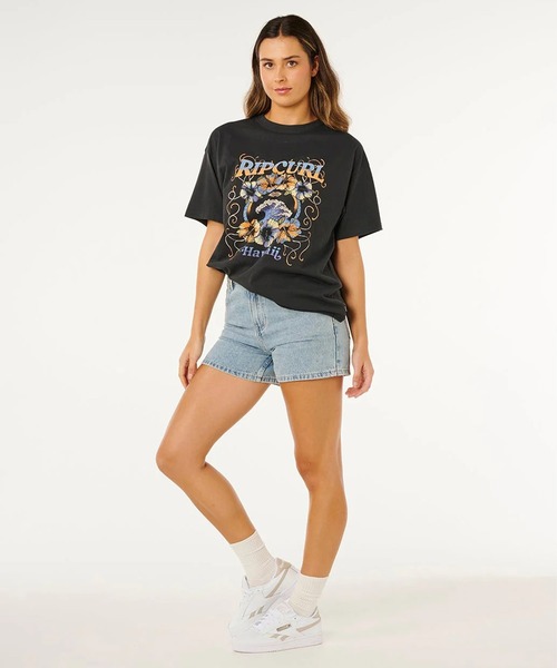 rip curl(リップカール)の「RIP CURL/リップカール 半袖Tシャツ レディース PACIFIC COAST HERITAGE 0N4WTE(Tシャツ/カットソー・レディース・オフホワイト/スミクロ・XS/S)」の14枚目の写真