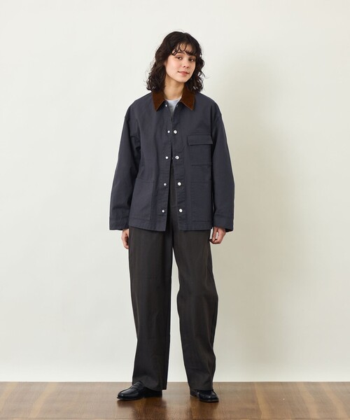 MACKINTOSH PHILOSOPHY（ﾏｯｷﾝﾄｯｼｭ ﾌｨﾛｿﾌｨｰ）の「GREY LABEL コットンダックワークジャケット（ブルゾン・レディース・ホワイト系その他/ダークネイビー・2/4/6）」の8枚目の写真