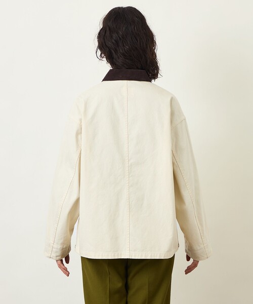 MACKINTOSH PHILOSOPHY（ﾏｯｷﾝﾄｯｼｭ ﾌｨﾛｿﾌｨｰ）の「GREY LABEL コットンダックワークジャケット（ブルゾン・レディース・ホワイト系その他/ダークネイビー・2/4/6）」の11枚目の写真