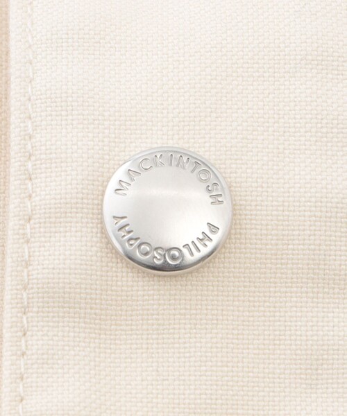 MACKINTOSH PHILOSOPHY（ﾏｯｷﾝﾄｯｼｭ ﾌｨﾛｿﾌｨｰ）の「GREY LABEL コットンダックワークジャケット（ブルゾン・レディース・ホワイト系その他/ダークネイビー・2/4/6）」の4枚目の写真