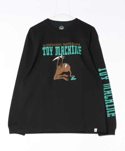 TOY　MACHINE（トイ　マシーン）の「TOY MACHINE/トイマシーン RITUAL SECT LONG TEE ロンT TMPGLT13（Tシャツ/カットソー・メンズ・ブラック/ホワイト・XL/L/M）」の2枚目の写真