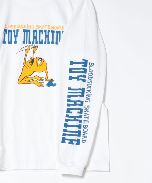 TOY　MACHINE（トイ　マシーン）の「TOY MACHINE/トイマシーン RITUAL SECT LONG TEE ロンT TMPGLT13（Tシャツ/カットソー・メンズ・ブラック/ホワイト・XL/L/M）」の4枚目の写真