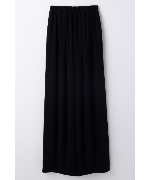 ENFOLD(エンフォルド)の「TUCK-HEM WIDE- COCOON PANTS(スラックス・レディース・ブラック・36/34/38)」の1枚目の写真